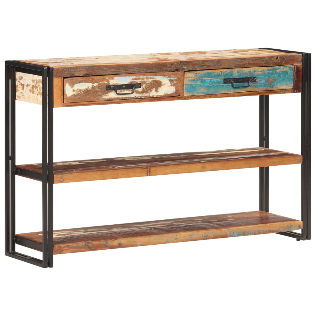 Sideboard 120x30x75 cm Solid Reclaimed Wood